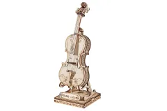 Lasercut Holzbausatz Standmodell Musikinstrument Cello 58 Teile