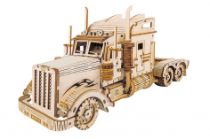 Lasercut Holzbausatz Standmodell LKW Heavy Truck 286 Teile