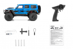 Kavan RC Auto GRE-18 in blau Crawler 4WD 1:18 2,4GHz RTR