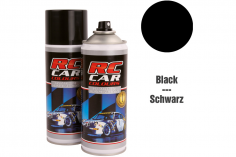 RC CAR Colours Lexan Farbe Schwarz in der Spraydose 150ml