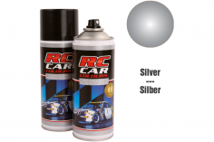 RC CAR Colours Lexan Farbe Silber in der Spraydose 150ml