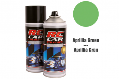 RC CAR Colours Lexan Farbe Aprillia Grün in der Spraydose 150ml