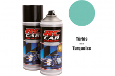 RC CAR Colours Lexan Farbe Türkis in der Spraydose 150ml