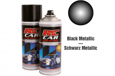 RC CAR Colours Lexan Farbe Metallic Schwarz in der Spraydose 150ml