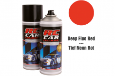 RC CAR Colours Lexan Farbe Fluo (Neonfarbe) Dunkel Rot in der Spraydose 150ml