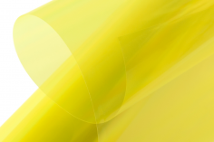 Kavan Bügelfolie 64cm Breit 2Meter Rolle in transparent hell gelb
