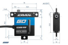 Kavan GO Servo Microservo GO-1026MG 0,11s/60° - 11kg.cm