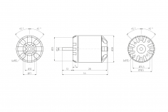 Kavan Brushless Motor C2830-1300