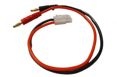Ladekabel 4mm Bananenstecker (Ladegerät) auf Tamiya Stecker