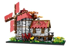 Reobrix Klemmbausteine Stadt Windmühle - 2296 Teile