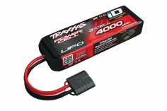 Traxxas Akku LiPo Power Cell 4000mAh 11,1Volt 3S 25C Traxxas mit iD-Stecker (L135xH26xB43mm)