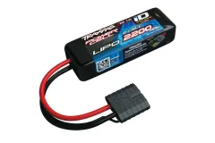 Traxxas Akku LiPo Power Cell 2200mAh 7,4V 2S 25C Traxxas mit iD-Stecker (L88xH20xB35mm) zum Beispiel für E-Revo 1/16, E-Revo VXL 1/16, Slash 1/16