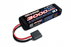 Traxxas Akku LiPo Power Cell 3000mAh 7,4Volt 2S 20C Traxxas mit iD-Stecker (L155xH25xB45mm)