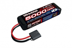 Traxxas Akku LiPo 5000mAh 7,4Volt 2S 25C Traxxas mit iD-Stecker (L137xH24xB43mm)