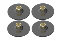 XLPower Ersatzteile POM Spezialscheiben für Rotorkopf 1mm 4Stück für XLPower Specter 700 V2, Specter 700 V2 Nitro und Specter 700 V2 NME