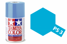 Tamiya Polycarbonatsprayfarbe Lexanfarbe PS-3 Hellblau 100ml