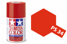 Tamiya Polycarbonatsprayfarbe Lexanfarbe PS-34 Hellrot 100ml