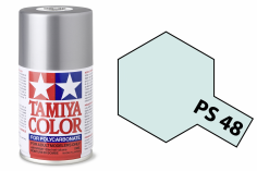 Tamiya Polycarbonatsprayfarbe Lexanfarbe PS-48 Alu-Silber (Chrom) 100ml