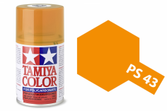 Tamiya Polycarbonatsprayfarbe Lexanfarbe PS-43 Translucent Orange 100ml