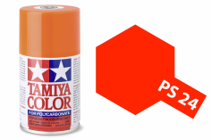 Tamiya Polycarbonatsprayfarbe Lexanfarbe PS-24 Neon Orange 100ml