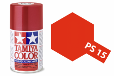 Tamiya Polycarbonatsprayfarbe Lexanfarbe PS-15 Metallic Rot 100ml