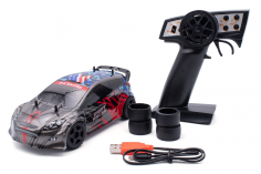 MODSTER RC Auto Sport Drifter Elektro Brushed Touring Car mit ESP 2WD 1:24 RTR
