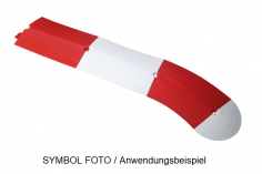 On Road und Drifter RC Car Track Streckenzubehör Barrieren mit Bohrung 10Stück gerade 3cm rot