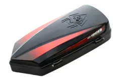 RC Crawler Scalezubehör 1/10 Dachgepäcksbox mit Dachträger in schwarz