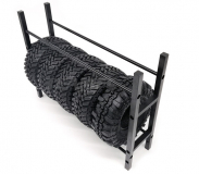 RC Crawler Scalezubehör 1/10 Reifenregal 2Etagen 120x45x180mm in rot