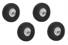 Kavan Ersatzteil Räder-Set T-FINDER 1.0 mit Chrom für GRE-18 1:18