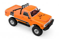 Kavan Ersatzteil Karosserie mit Aufklebern in orange für GRE 1:18
