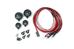 Absima 1:10 Nebelscheinwerfer Set Rund mit LEDs