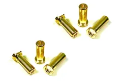 Absima Goldkontaktstecker 5mm 6Stück