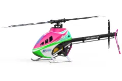 OMPHobby M7 Heli Kit Baukasten mit Rotorblättern in Pink