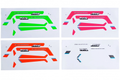 SAB Goblin Sticker Set weiß, orange, pink und grün für RAW 500