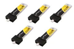 Tattu 450mAh 3,8V 75C 1S1P HV Lipo Akku mit BT 2.0 Stecker 5Stück