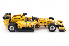MODSTER Bricks 2 in 1 Pull Back Formula Car gelb - 200 Teile