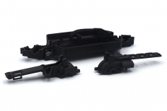 MODSTER Ersatzteile für RC Auto XGT Chassisplatte und Differentialabdeckung vorne/hinten