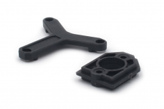 MODSTER Ersatzteile für RC Auto XGT Servo- und Motorhalterung