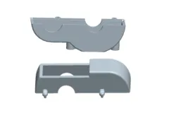 MODSTER Ersatzteile für RC Auto Mini Cito/Dasher Getriebegehäuse