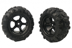 MODSTER Ersatzteile für RC Auto Rookie Komplettrad 2Stück