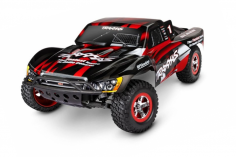 Traxxas Slash rot 1/10 2WD Short-Course RTR Brushed, mit Akku und 4A USB-C-Lader Clipless