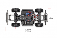 Traxxas TRX-4 Landrover Defender silber 1/10 Crawler RTR Brushed, ohne Akku und ohne Lader