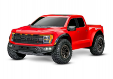 Traxxas Ford Raptor-R 4x4 VXL rot 1/10 Pro-Scale RTR Brushless, ohne Akku und Lader