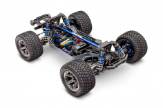 Traxxas Rustler 4x4 VXL Ultimate blau 1/10 Stadium Truck RTR Brushless, ohne Akku und ohne Lader, Clipless