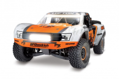 Traxxas Unlimited Desert Racer 4x4 VXL FOX orange 1/7 Race-Truck RTR Brushless, mit LED-Licht, ohne Akku und ohne Lader