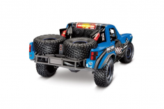 Traxxas Unlimited Desert Racer 4x4 VXL TRX blau 1/7 Race-Truck RTR Brushless, mit LED-Licht, ohne Akku und ohne Lader