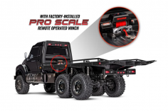 Traxxas TRX-6 Ultimate RC Hauler 6x6 schwarz 1/10 Truck RTR Brushed, mit Windensystem und LED-Licht, ohne Akku und ohne Lader