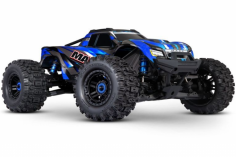 Traxxas MAXX 4x4 blau 1/10 Monster-Truck RTR Brushless, ohne Akku und Lader