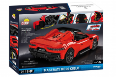COBI Klemmbausteine Auto Maßstab 1:12 Maserati MC20 Cielo - 2115 Teile